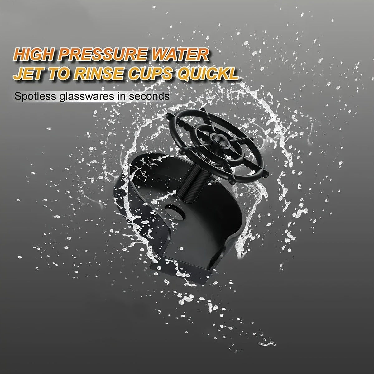 SmartPress Cup Rinser – Fast, Spotless Cleaning in Seconds