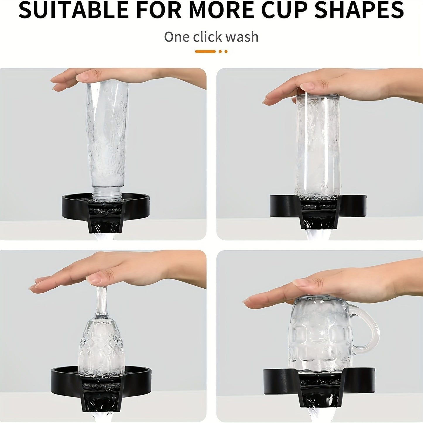 SmartPress Cup Rinser – Fast, Spotless Cleaning in Seconds