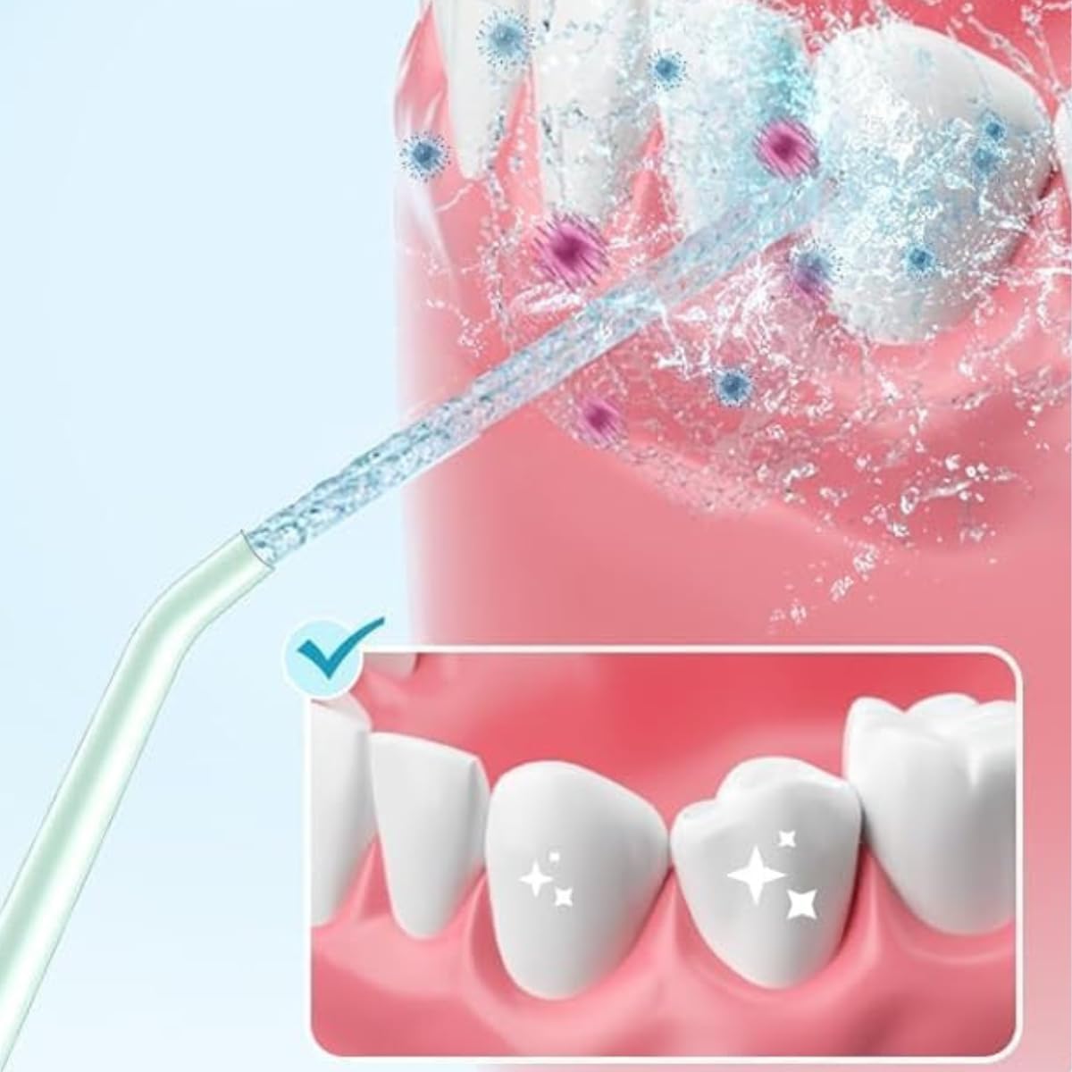 UV Sterilization Water Flosser – Portable, Waterproof, and Dentist-Grade Clean