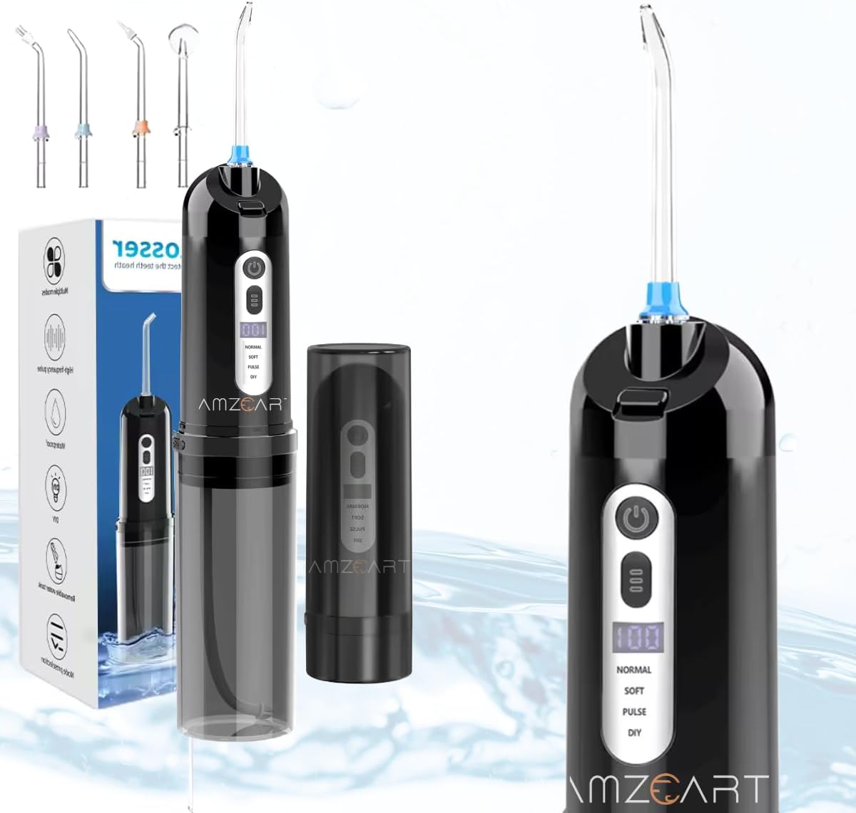 UV Sterilization Water Flosser – Portable, Waterproof, and Dentist-Grade Clean