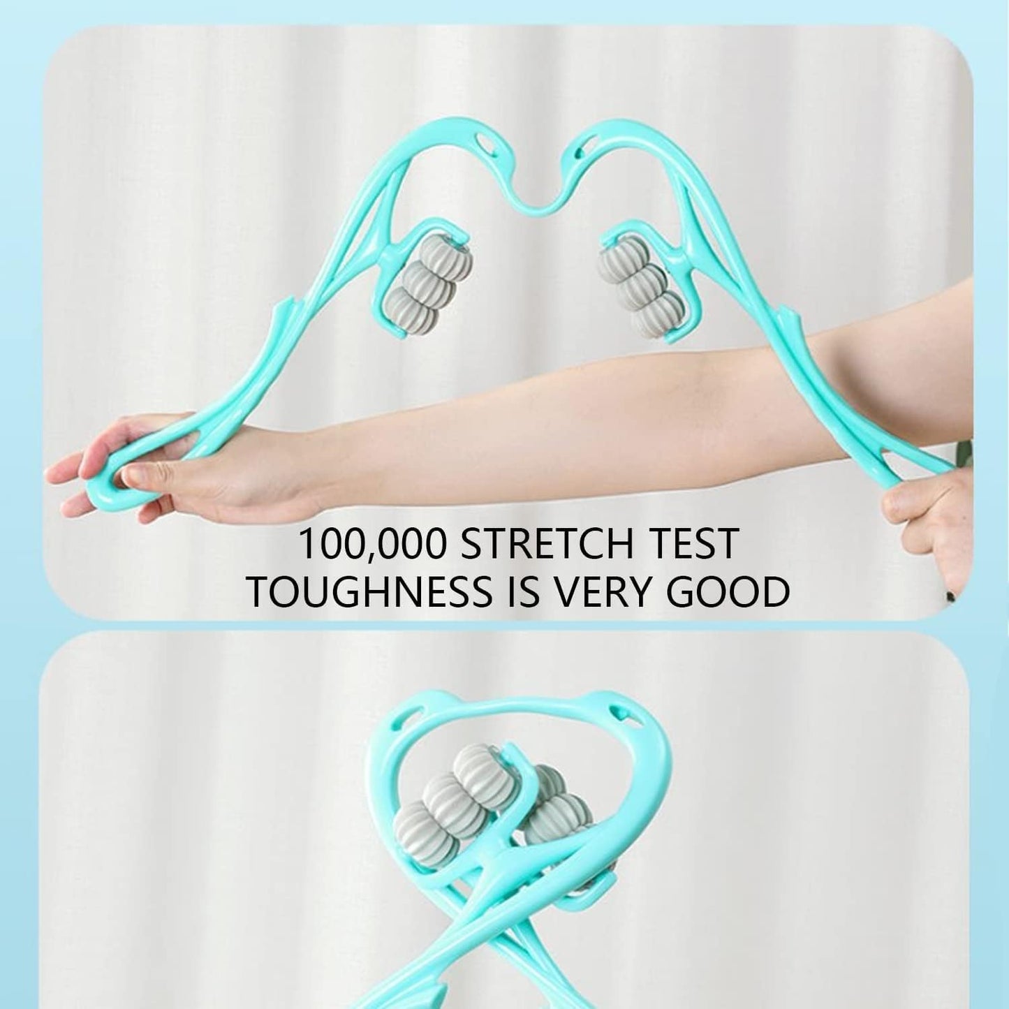 6-Ball Deep Tissue Roller Massager – Ergonomic Manual Neck & Body Tool