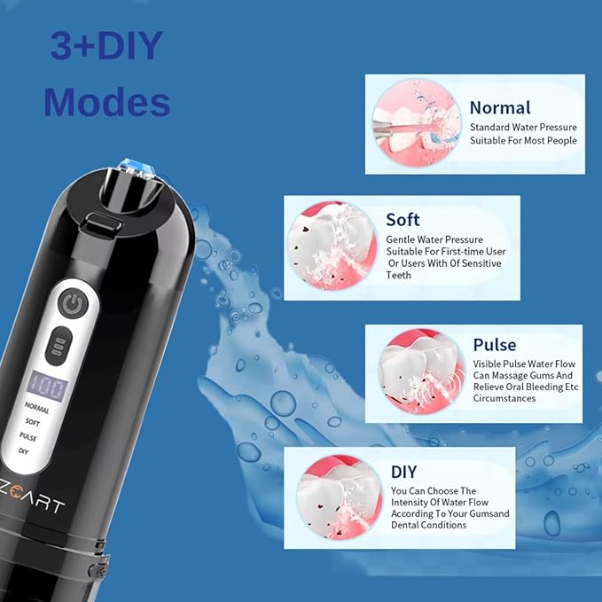 UV Sterilization Water Flosser – Portable, Waterproof, and Dentist-Grade Clean