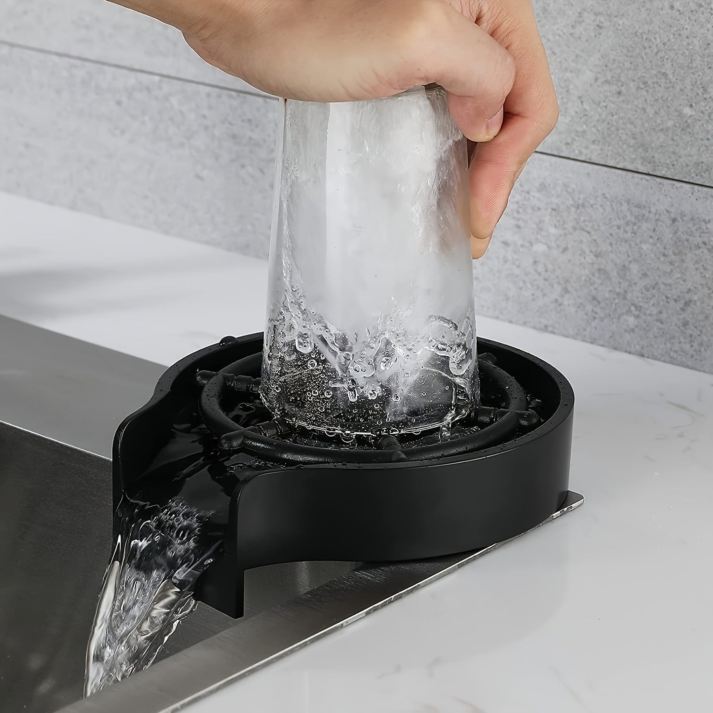 SmartPress Cup Rinser – Fast, Spotless Cleaning in Seconds
