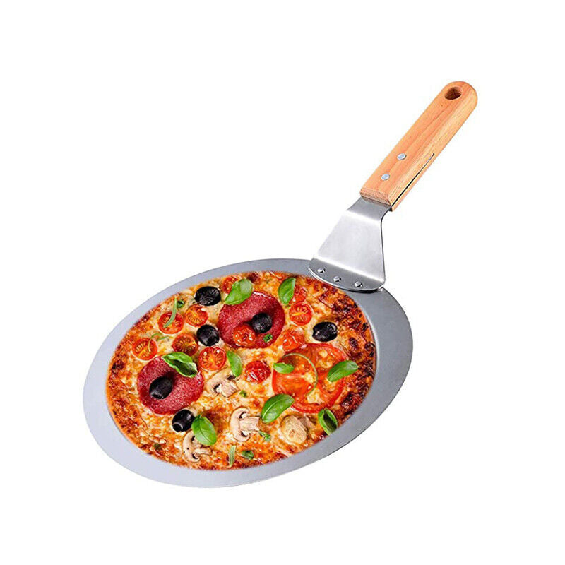 Stainless Steel Pizza Peel – 12” Pizza Paddle for Oven, BBQ & Bakers