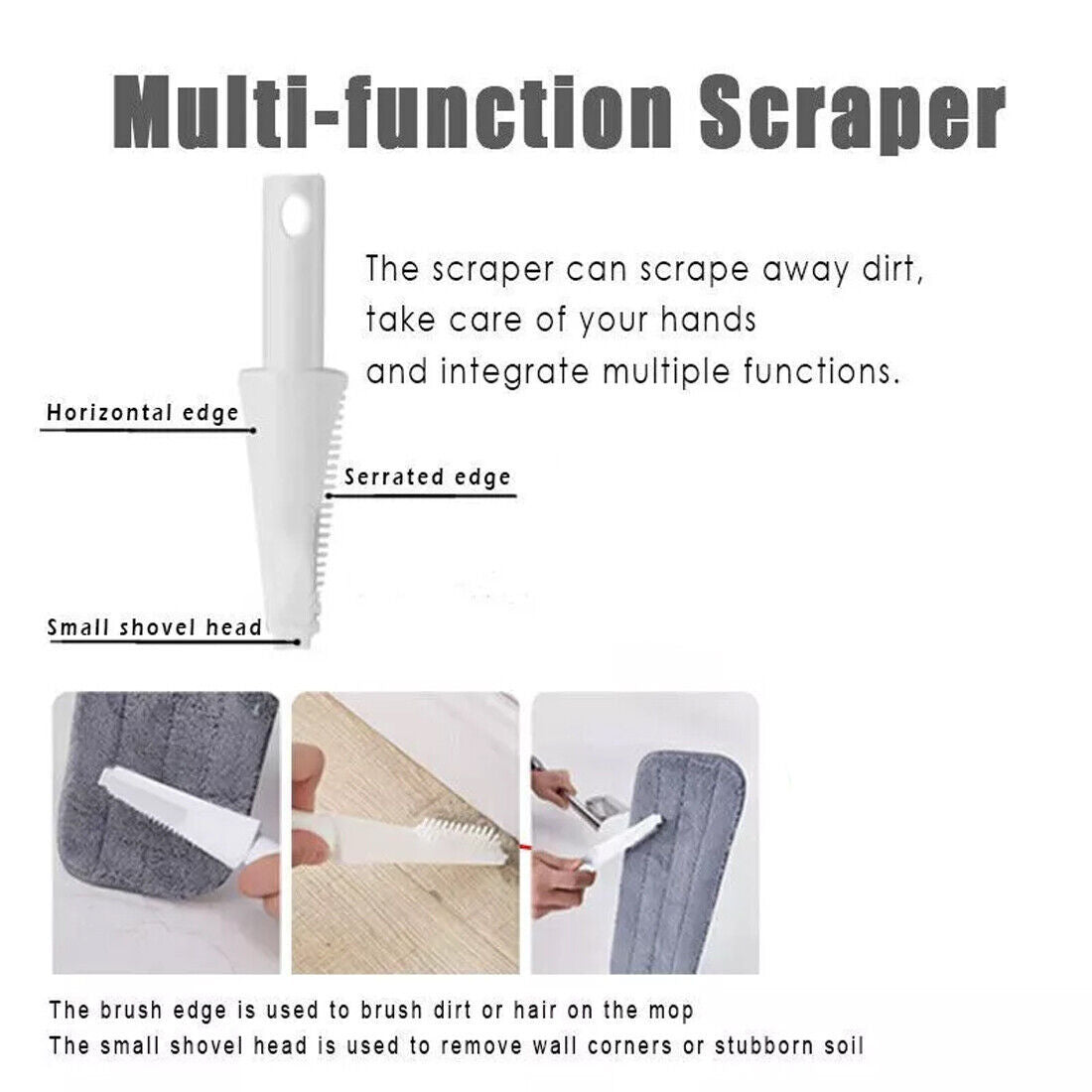 360° Rotating Spray Mop –Effortless Cleaning with Refillable Water Tank