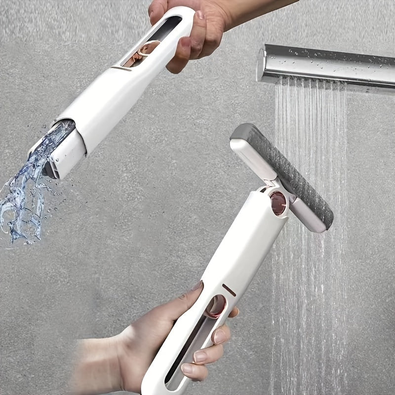 2-in-1 Portable Mini Squeeze Mop – Hands-Free, Super Absorbent Cleaner for Home, Kitchen, Car & Glass