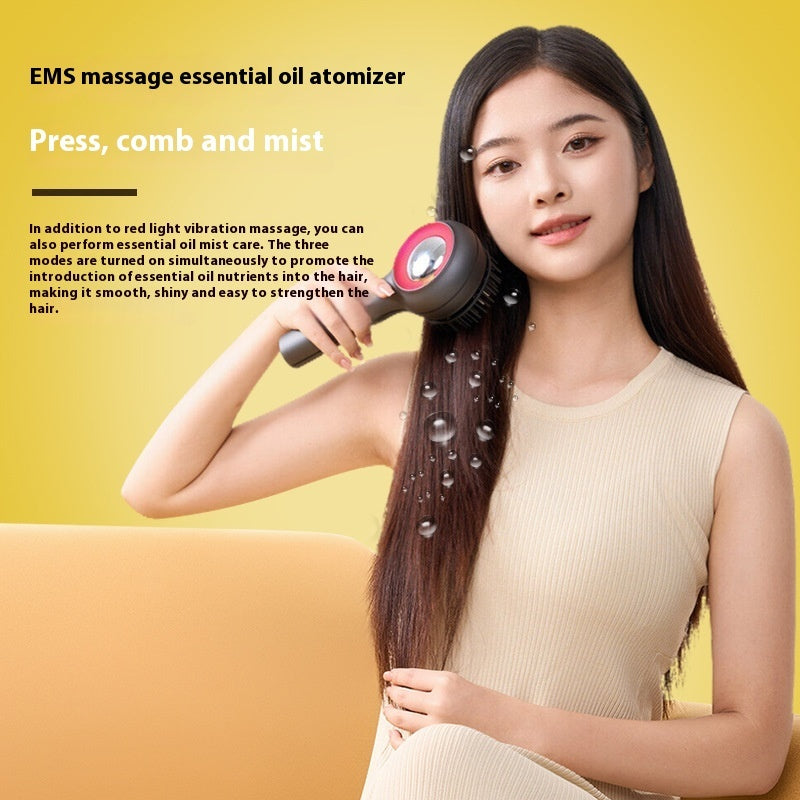 2-in-1 Essential Oil Scalp Massager & Hair Repair Brush