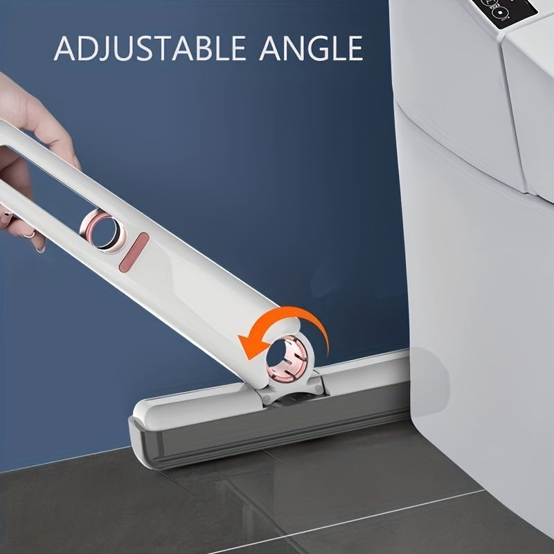 2-in-1 Portable Mini Squeeze Mop – Hands-Free, Super Absorbent Cleaner for Home, Kitchen, Car & Glass