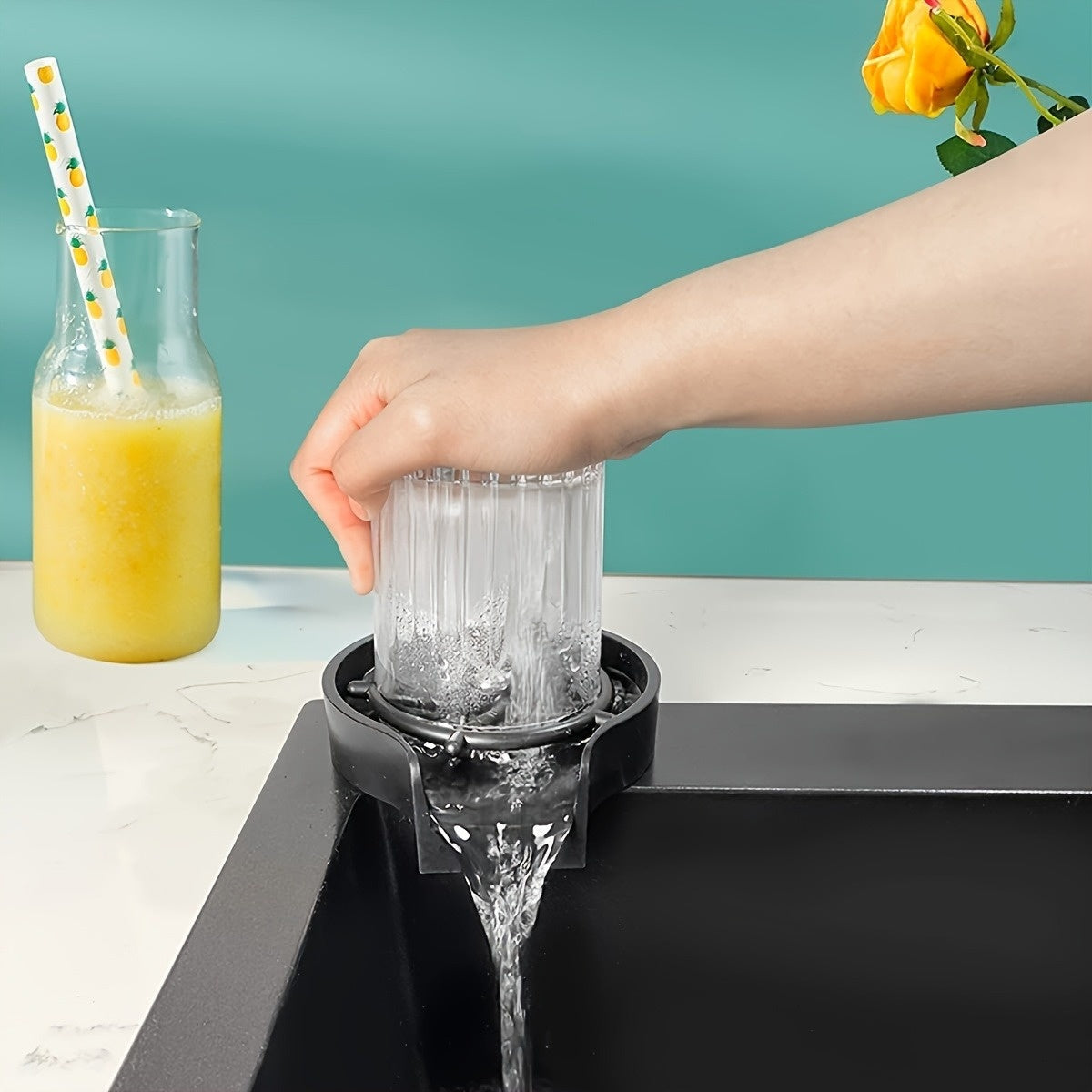 SmartPress Cup Rinser – Fast, Spotless Cleaning in Seconds
