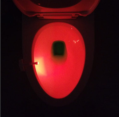Motion Sensor Toilet Night Light – 16-Color LED with Auto Induction for Smart Bathroom Glow