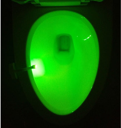 Motion Sensor Toilet Night Light – 16-Color LED with Auto Induction for Smart Bathroom Glow