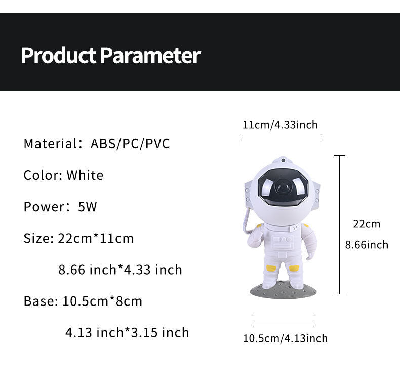 Astronaut Nebula Projector – Dreamy Galaxy Light for Bedroom Décor