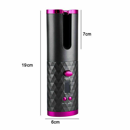 Cordless Rechargeable Hair Curler-- Salon Curls Anywhere