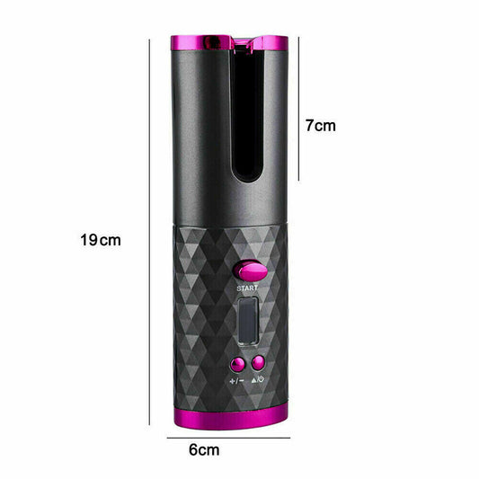Cordless Rechargeable Hair Curler-- Salon Curls Anywhere