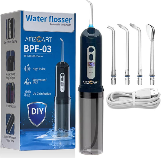 UV Sterilization Water Flosser – Portable, Waterproof, and Dentist-Grade Clean