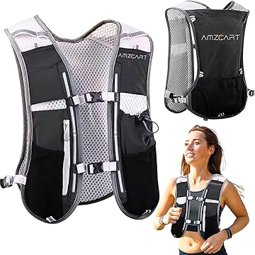 Amzocart™ Hydration Running Vest – Lightweight, Reflective, & Multi-Functional
